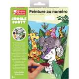 Schilderen op Nummer Jungle Party voor Kinderen – Canvas op doek 18 × 22 cm – Vanaf 6 jaar Schilderen op Nummer Jungle Party voor Kinderen – Canvas op doek 18 × 22 cm – Vanaf 6 jaar