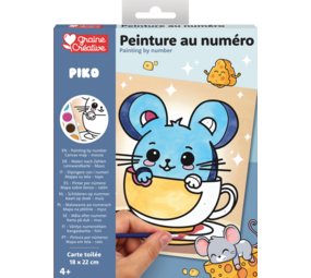 Schilderen op Nummer Piko voor Kinderen – Canvas 18 × 22 cm – Vanaf 4 jaar Schilderen op Nummer Piko voor Kinderen – Canvas 18 × 22 cm – Vanaf 4 jaar
