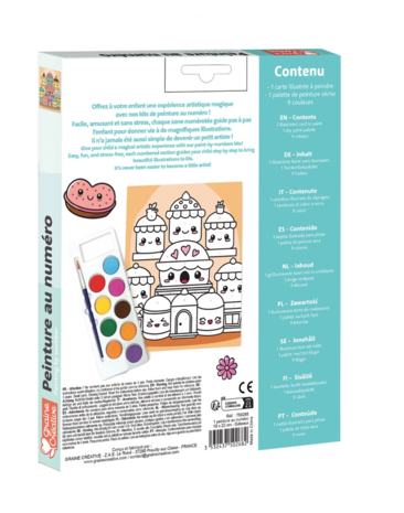 Schilderen op Nummer Yummy voor Kinderen – Canvas 18 × 22 cm – Vanaf 8 jaar Schilderen op Nummer Yummy voor Kinderen – Canvas 18 × 22 cm – Vanaf 8 jaar