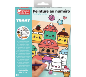 Schilderen op Nummer Yummy voor Kinderen – Canvas 18 × 22 cm – Vanaf 8 jaar Schilderen op Nummer Yummy voor Kinderen – Canvas 18 × 22 cm – Vanaf 8 jaar