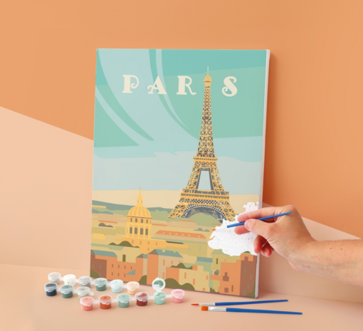 Schilderen op nummer Parijs – 30 × 40 cm Schilderen op nummer Parijs – 30 × 40 cm
