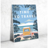 Schilderen op nummer Time to Travel – 30 × 40 cm Schilderen op nummer Time to Travel – 30 × 40 cm