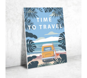Schilderen op nummer Time to Travel – 30 × 40 cm Schilderen op nummer Time to Travel – 30 × 40 cm