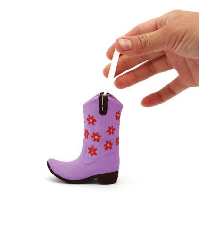 DIY Keramiek beschilderen Cowboylaars – Foto- & Plaatskaarthouder DIY Keramiek beschilderen Cowboylaars – Foto- & Plaatskaarthouder