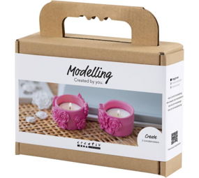 Mini Hobbyset Boetseren Theelichthouders Mini Hobbyset Boetseren Theelichthouders