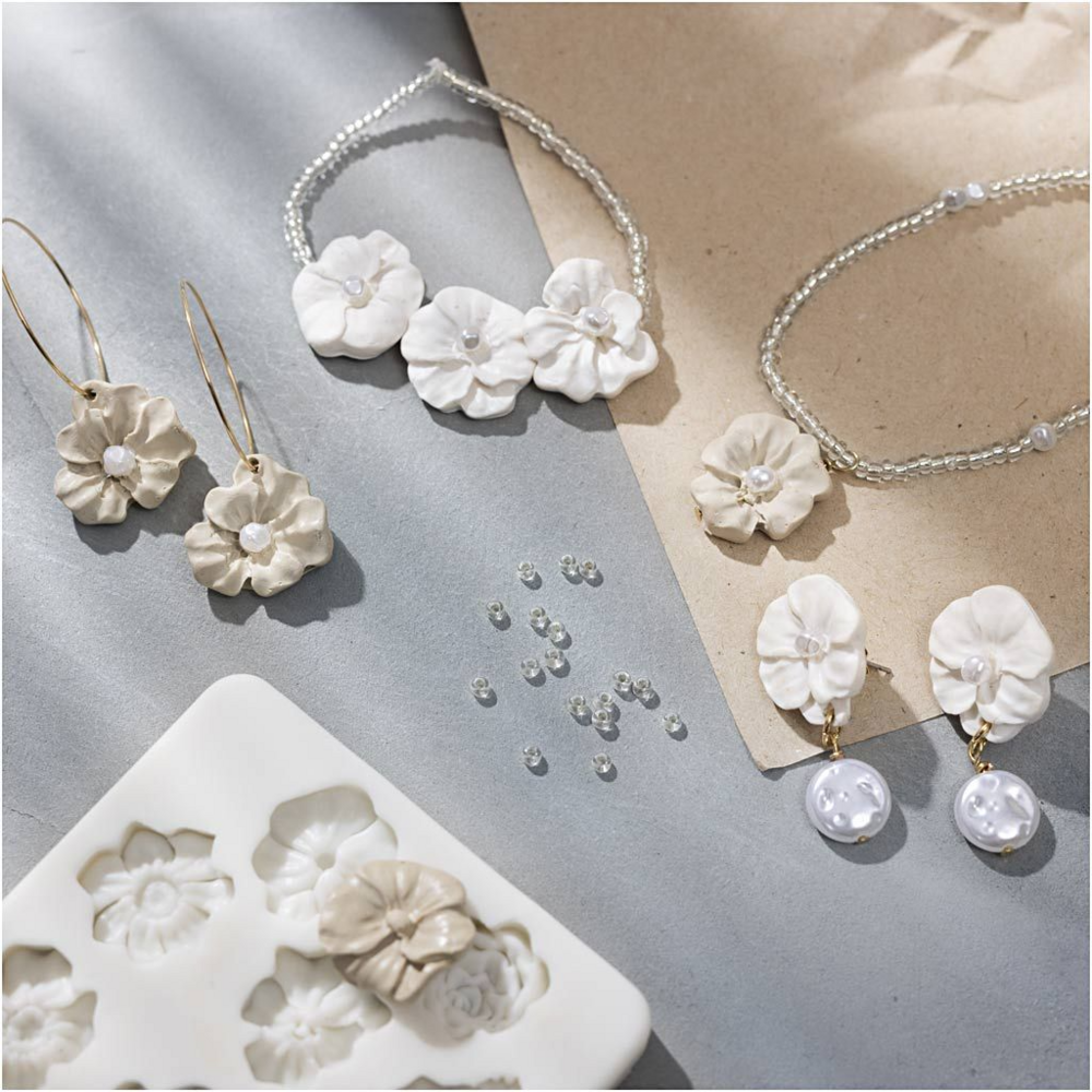 Mini Hobbyset Sieraden | Oorbellen, Armband & Halsketting met Bloemen Mini Hobbyset Sieraden | Oorbellen, Armband & Halsketting met Bloemen