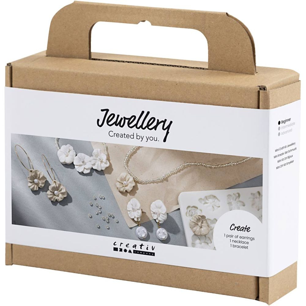 Mini Hobbyset Sieraden | Oorbellen, Armband & Halsketting met Bloemen Mini Hobbyset Sieraden | Oorbellen, Armband & Halsketting met Bloemen