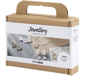 Mini Hobbyset Sieraden | Oorbellen, Armband & Halsketting met Bloemen Mini Hobbyset Sieraden | Oorbellen, Armband & Halsketting met Bloemen