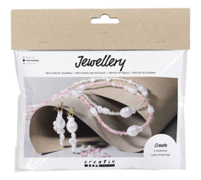 Mini Hobbyset Sieraden | Halskettingen & Oorbellen met Glanzende Bedels Mini Hobbyset Sieraden | Halskettingen & Oorbellen met Glanzende Bedels