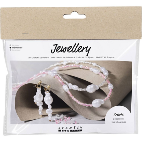 Mini Hobbyset Sieraden | Halskettingen & Oorbellen met Glanzende Bedels Mini Hobbyset Sieraden | Halskettingen & Oorbellen met Glanzende Bedels