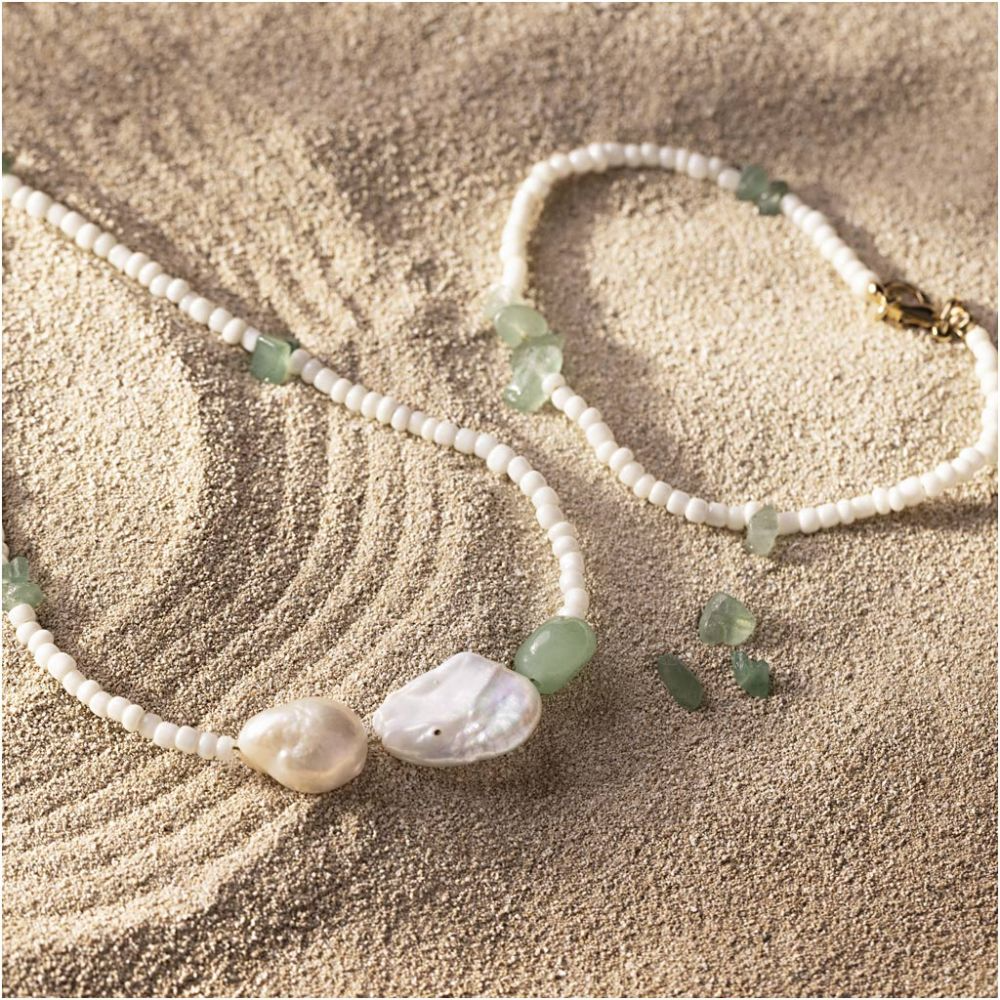 Mini Hobbyset Sieraden | Aventurijn Ketting & Armband Maken Mini Hobbyset Sieraden | Aventurijn Ketting & Armband Maken
