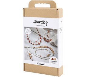 Hobbyset Sieraden | Agaat Ketting, Armband & Oorbellen Maken Hobbyset Sieraden | Agaat Ketting, Armband & Oorbellen Maken