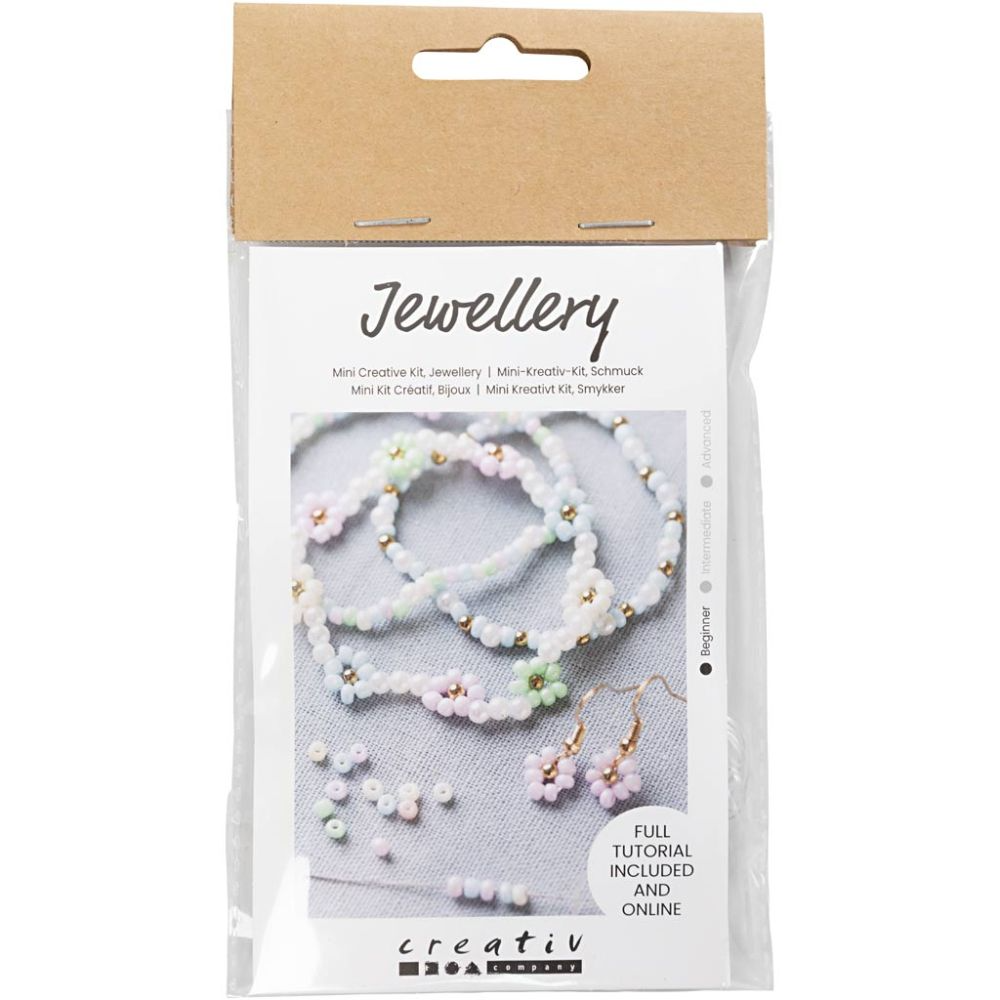 Mini Hobbyset Sieraden | Elastische Armband & Oorbellen Maken