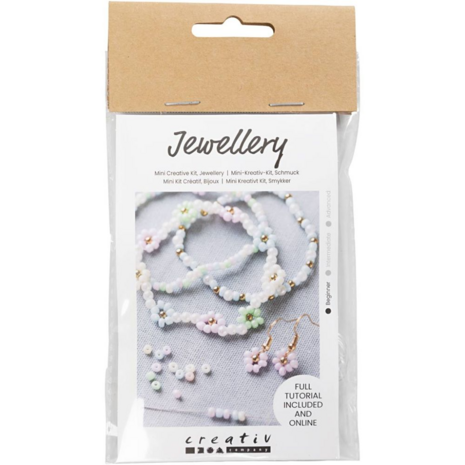 Mini Hobbyset Sieraden | Elastische Armband & Oorbellen Maken