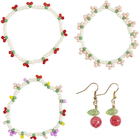 Mini Hobbyset Sieraden – Elastische Armband & Oorbel Maken Mini Hobbyset Sieraden – Elastische Armband & Oorbel Maken