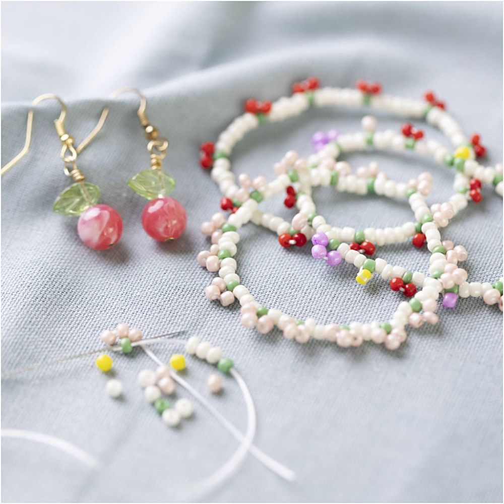 Mini Hobbyset Sieraden – Elastische Armband & Oorbel Maken Mini Hobbyset Sieraden – Elastische Armband & Oorbel Maken