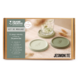 Jesmonite Hobbyset | 3 Onderzetters Gieten met Bladmotief Jesmonite Hobbyset | 3 Onderzetters Gieten met Bladmotief