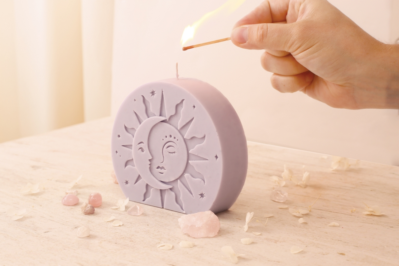 Hobbyset Kaarsen Maken | Eclipse Kaars van Koolzaadwas Hobbyset Kaarsen Maken | Eclipse Kaars van Koolzaadwas