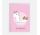 Kaart Blanche Dubbele Wenskaart - You're a Badass Unicorn