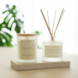 Geschenkset geurkaars & geurstokjes 'self love moments'