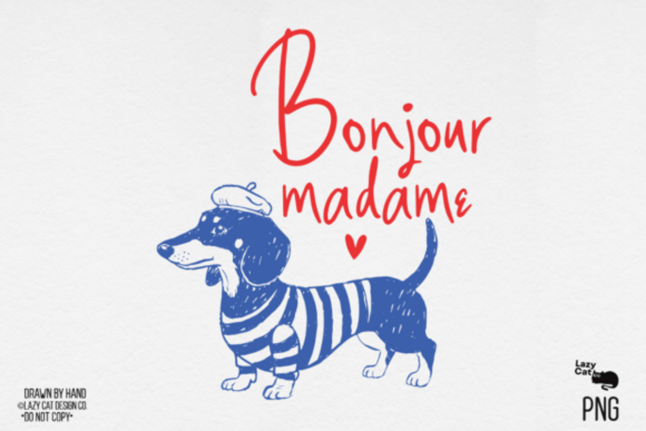 DTF - Bonjour Madame