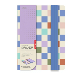 Kikkerland Inkerie Notepad met Sticky Notes en Pen Kikkerland Inkerie Notepad met Sticky Notes en Pen