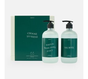 Geschenkset handwash & bodywash 'choose to shine' Geschenkset handwash & bodywash 'choose to shine'