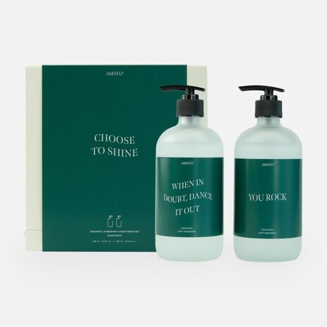 Geschenkset handwash & bodywash 'choose to shine' Geschenkset handwash & bodywash 'choose to shine'