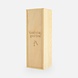 Houten wijnkist met schuifdeksel - 'Good wine, good time' Houten wijnkist met schuifdeksel - 'Good wine, good time'