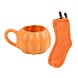 Herfst Mok & Sokken Geschenkset in Pompoenvorm Herfst Mok & Sokken Geschenkset in Pompoenvorm