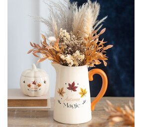 Herfstmagie Keramische Herfstbloemenvaas Herfstmagie Keramische Herfstbloemenvaas