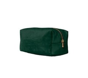 Velvet Toiletry/Accessory Case - Dark Emerald - M Velvet Toiletry/Accessory Case - Dark Emerald - M