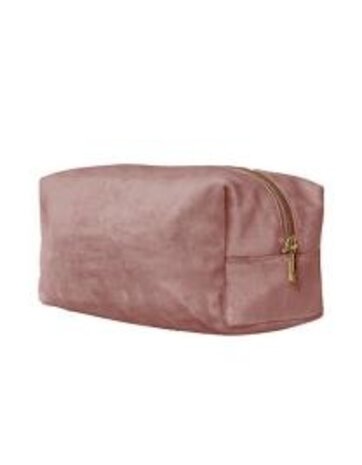 Velvet Toiletry/Accessory Case - Rose Quartz - M Velvet Toiletry/Accessory Case - Rose Quartz - M