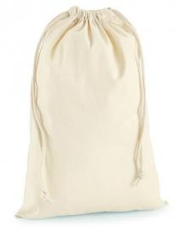 Premium Cotton Stuff Bag - Natural - XL Premium Cotton Stuff Bag - Natural - XL