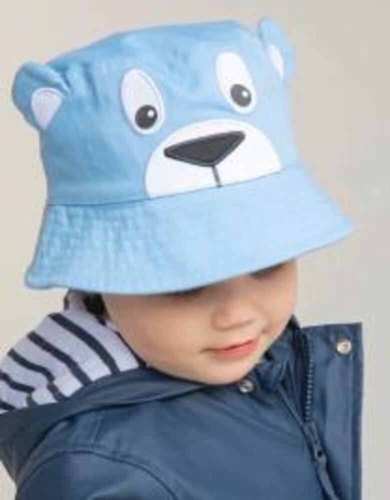 Character Bucket Hat - Pale Blue Bear - Character Bucket Hat - Pale Blue Bear -
