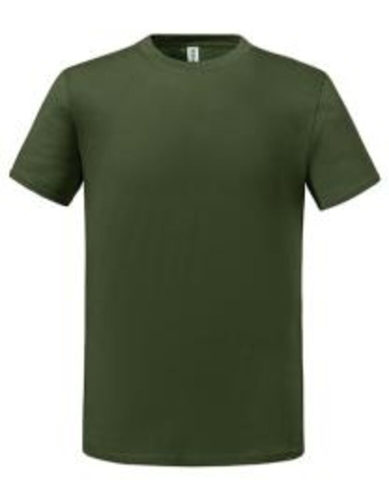 Essential katoenen T-shirt - Legergroen Essential katoenen T-shirt - Legergroen