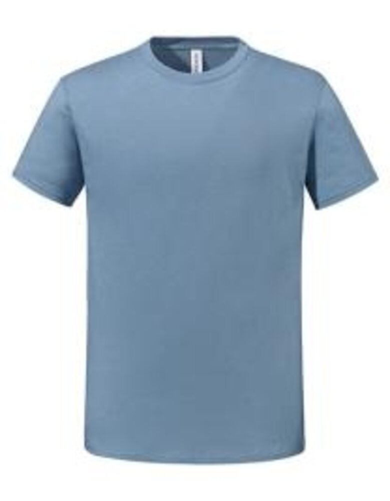 Essential katoenen T-shirt - Mineraalblauw Essential katoenen T-shirt - Mineraalblauw