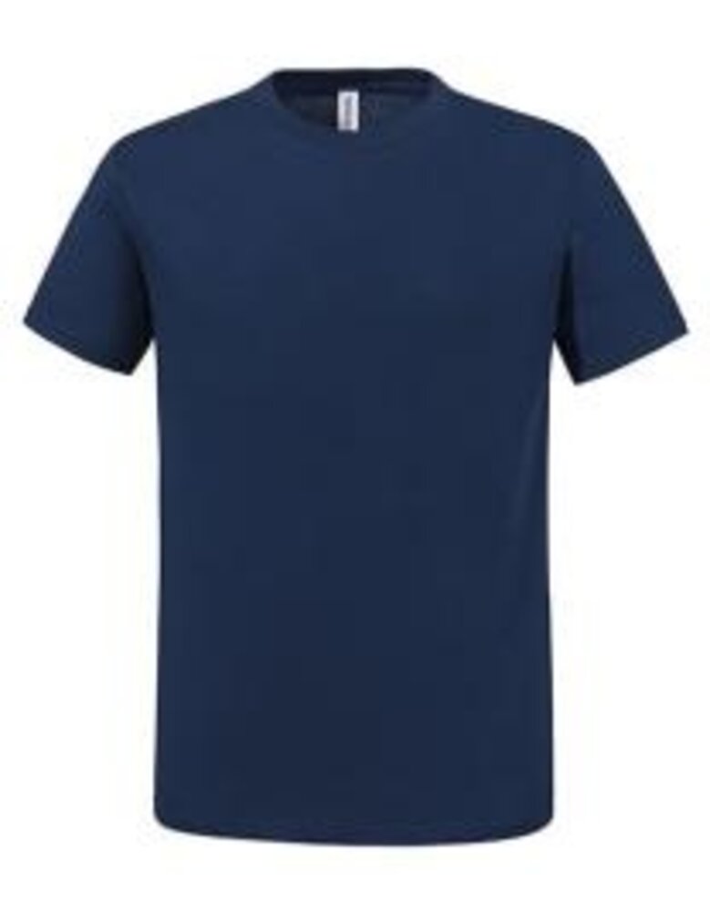 Essential katoenen T-shirt - Marineblauw Essential katoenen T-shirt - Marineblauw