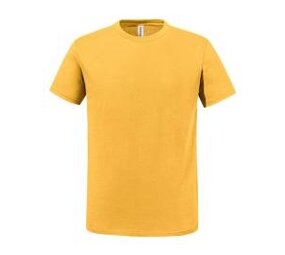 Essential katoenen T-shirt - Goud