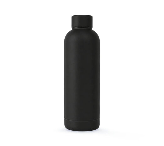 RVS drinkfles 500 ml – Zwart – voor UV-print & lasergravure