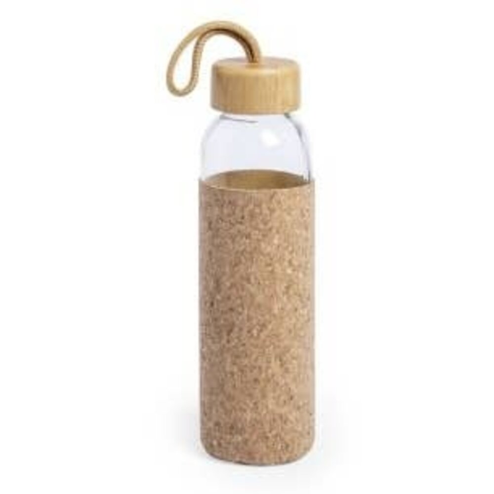 Aanpasbare Fles Met Kurken Hoes Aanpasbare Fles Met Kurken Hoes