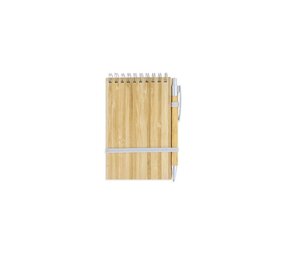 Bamboe Notitieboek Met Bijpassende Bamboe Pen