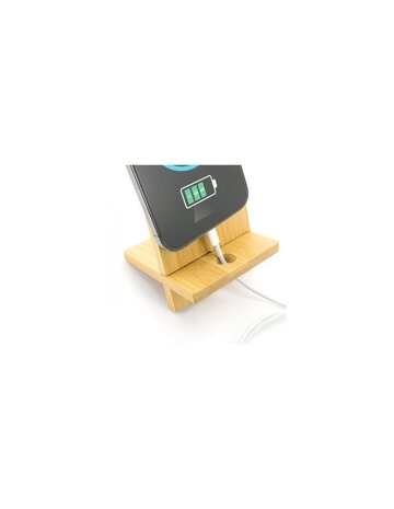 Bamboe Mobiel Houder Bamboe Mobiel Houder