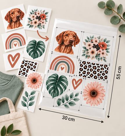 DTF Print Service – Opmaak – 30 x 55 cm