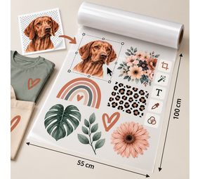 DTF Print Service – Ontwerp – 55 × 100 cm