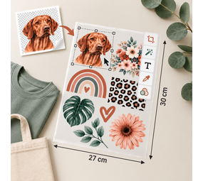 DTF Print Service – Ontwerp – 27 × 30 cm