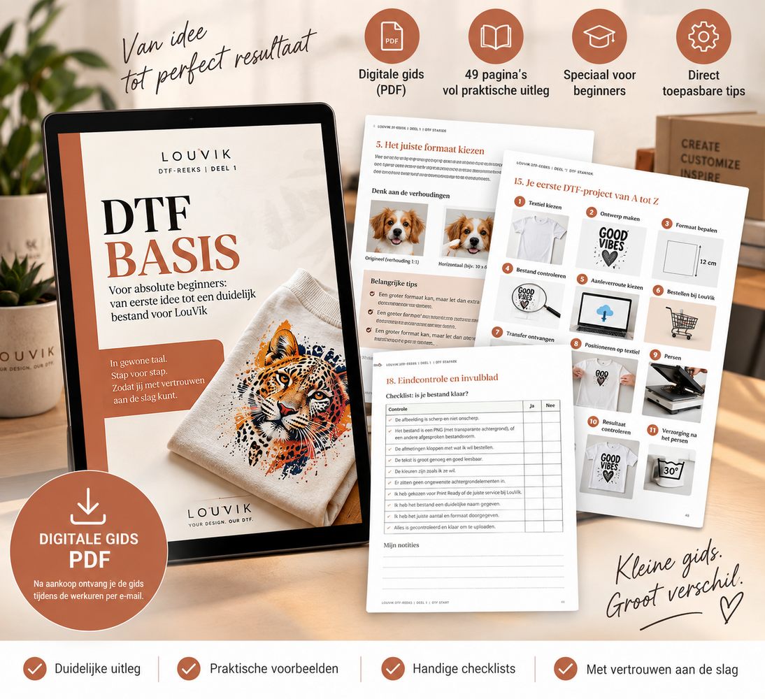DTF Basis – Praktische gids voor DTF DTF Basis – Praktische gids voor DTF