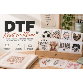 Kant-en-klare DTF prints Kant-en-klare DTF prints