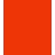 Flockfolie fluo oranje Flockfolie fluo oranje