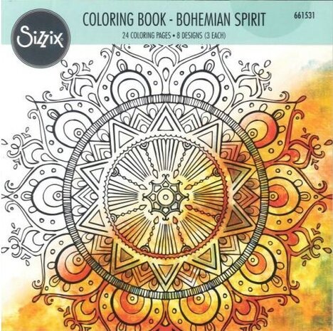 Coloring book by Lindsey Serata, Bohemia Spirit Coloring book by Lindsey Serata, Bohemia Spirit